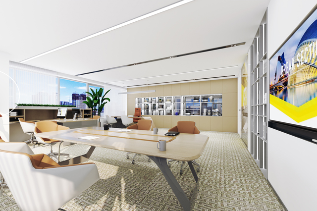 北京三和晨光办公室装修效果图